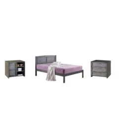Twin Bed With Case Goods - Bed, 3 Drawer Chest, Bookcase -Furniture Kids Store b6482d3e bb51 48d1 a83a bd28b8e0b1ce