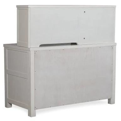 Hillsdale Kids And Teen Highlands Wood Desk With Hutch, White - 40.25H X 48.75W X 24D - White 8 Hillsdale Kids And Teen Highlands Wood Desk With Hutch, White - 40.25H X 48.75W X 24D - White - Image 6