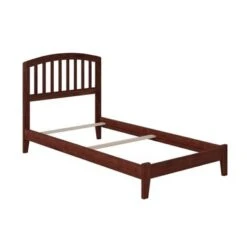 Richmond Twin Platform Bed In Walnut - Walnut - Twin -Furniture Kids Store c2469010 70f3 46bd 8d30 32db77bc6692