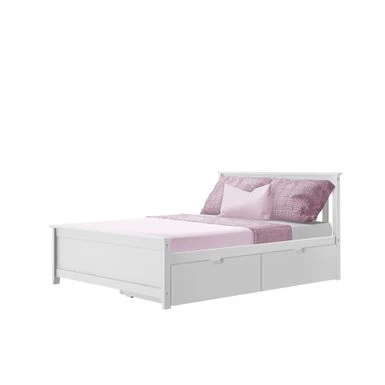 Max And Lily Full Bed With Under Bed Storage Drawers - Pecan 11 Max And Lily Full Bed With Under Bed Storage Drawers - Pecan - Image 9