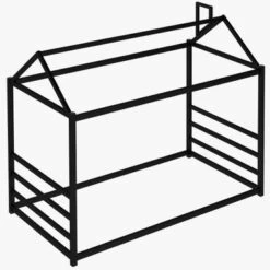 Nestfair Twin Size House Platform Bed With Roof - Black -Furniture Kids Store c4f3f49c 4648 466b af35 705fd665cf75