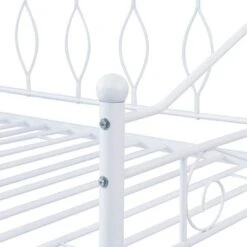 Merax Metal Daybed With Twin Size Portable Folding Trundle - Black - Twin -Furniture Kids Store c58fdf96 086f 4959 a503 7cc2af85aa88