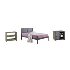 Twin Bed With Case Goods - Bed, 3 Drawer Chest, Bookcase, Small Bookcase -Furniture Kids Store c5f7dce2 a6b0 4d6e 9cf5 350456b7bb7e