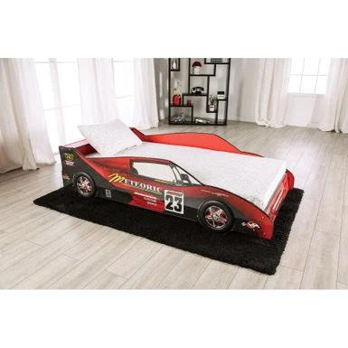 Buckner Mordern Race Car Design Youth Platform Bed By Furniture Of America - Red 8 Buckner Mordern Race Car Design Youth Platform Bed By Furniture Of America - Red - Image 6