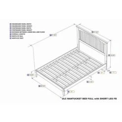 Nantucket Full Platform Bed With Open Foot Board In Espresso - Brown - Full -Furniture Kids Store d05a8370 0c9c 4264 90c4 d683a8cbbd09
