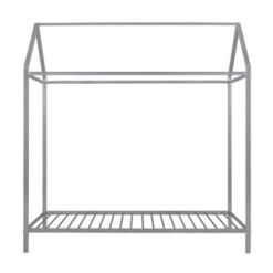 Nestfair Twin Size Metal Platform Bed House Bed - Silver -Furniture Kids Store d0bf7a0c bf6a 4d6c 8124 20efdef7c2ee