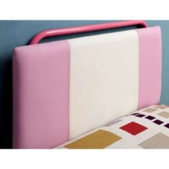 Feln Modern Metal 2-Piece Upholstered Racing Bed With Nightstand Set By Furniture Of America - Pink -Furniture Kids Store d96ac77f 7420 4aa1 942c 8efae9dfd69f