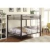 Metal Queen/Queen Bunk Bed, Black Sand -Furniture Kids Store dc0ccff4 f068 4c2e 9766 4116915cd5f2