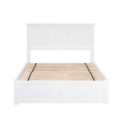 Madison Full Platform Bed With Footboard And 2 Drawers In White - White - Full 15 Madison Full Platform Bed With Footboard And 2 Drawers In White - White - Full -Furniture Kids Store df535ee4 2894 4717 aa4b 922aebd26fd2