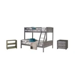 Twin Over Full Bunk With Case Goods - Bunk, 2 Drawer Chest, Bookcase -Furniture Kids Store e533a612 b5bd 46f3 af98 d37c060eb98e