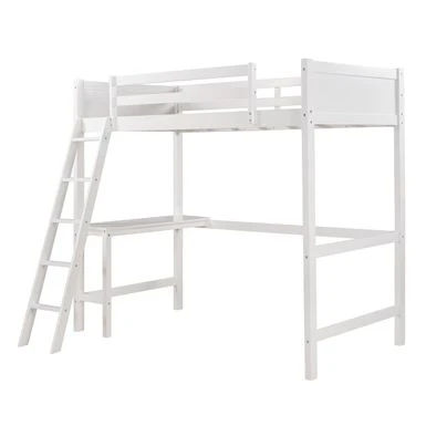Merax Twin Low Loft Bed With Storage Steps And Desk, Drawers - Espresso 18 Merax Twin Low Loft Bed With Storage Steps And Desk, Drawers - Espresso - Image 16