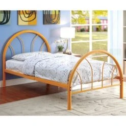 Hind Contemporary Full Metal Double Arch Platform Kid Bed By Furniture Of America - Silver -Furniture Kids Store ea9d9725 c099 42a1 9854 099b57f14e87