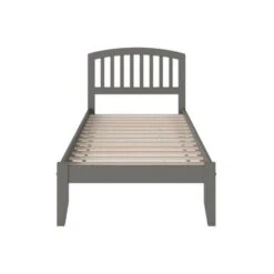 Richmond Twin XL Platform Bed With Open Foot Board In Grey - Grey - Twin XL -Furniture Kids Store eacb39f0 7225 461b 965d c4a505d48287