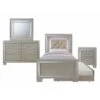 Silver Orchid Odette Glamour Youth Twin Platform W/ Trundle 4-piece Bedroom Set - Champagne - Twin