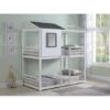 Coaster Furniture Belton White House-themed Twin Over Twin Bunk Bed - White - Twin -Furniture Kids Store ef6f33d7 90d8 481d 90b3 576a3c217ad5