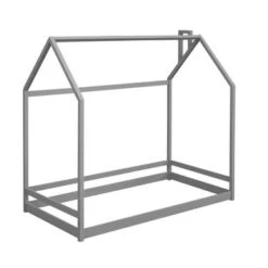 Merax Wood House Bed - Grey - Full -Furniture Kids Store f0a370a9 9633 48c7 83fa 919712e3da14