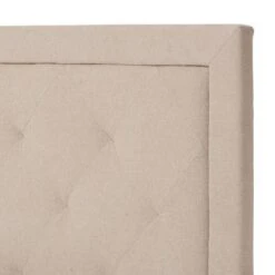 Baxton Studio Penelope Modern And Contemporary Beige Or Grey Upholstered Twin Size Tufting Platform Bed - Beige -Furniture Kids Store f2571199 f2de 4100 87fe b2cf495ca846