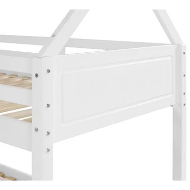 Gloria Twin Over Twin House Bunk Bed - White 19 Gloria Twin Over Twin House Bunk Bed - White - Image 17