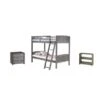 Twin Over Twin Bunk With Case Goods - Bunk, 3 Drawer Chest, Bookcase
