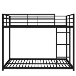 Nestfair Full Over Full Metal Bunk Bed - Black -Furniture Kids Store f7918028 0cda 47c2 99ef 6d1f7de8a5fe