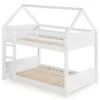 Gloria Twin Over Twin House Bunk Bed - White -Furniture Kids Store fa9b4ac8 faa2 4d4f 8c3f e33ed6b2e433