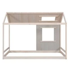 Merax Twin Size House Platform With Roof And Window - Antique Grey+Antique White 24 Merax Twin Size House Platform With Roof And Window - Antique Grey+Antique White -Furniture Kids Store fca08297 db2b 4ff5 9560 ec95ae7b497d